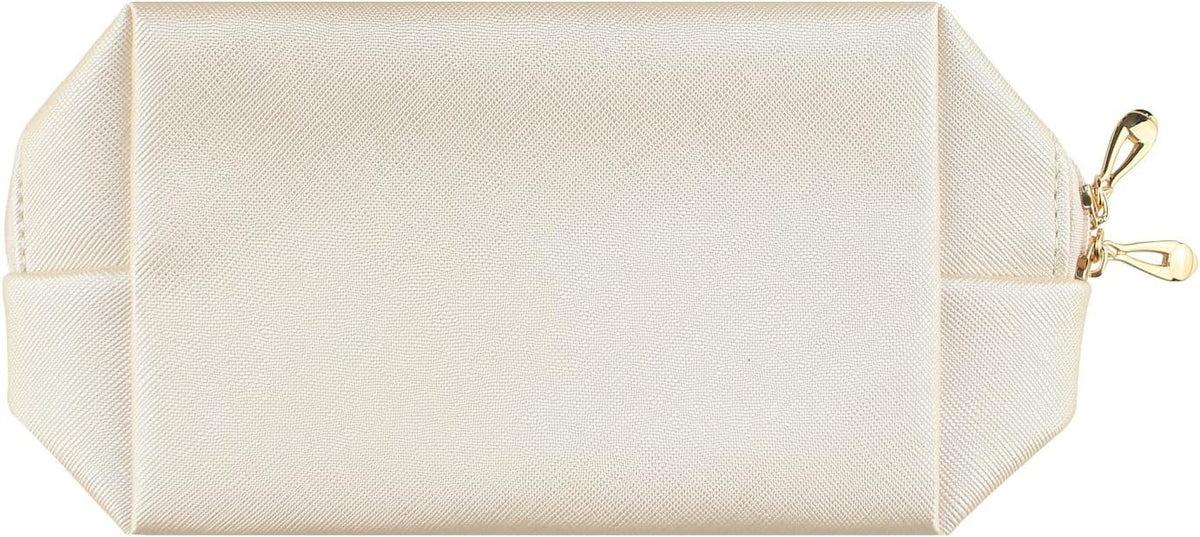 Beige Makeup Pouch