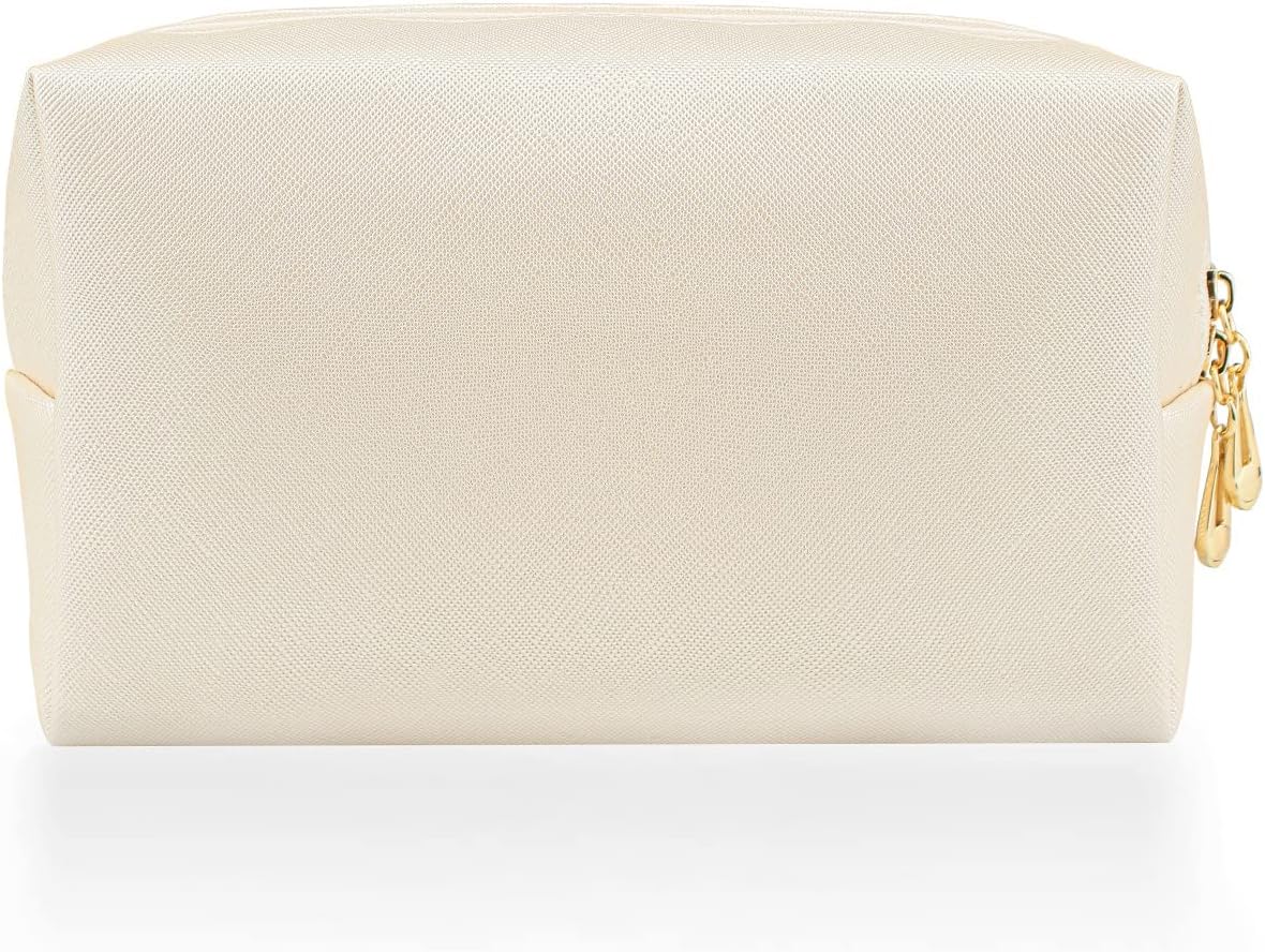 Beige Makeup Pouch